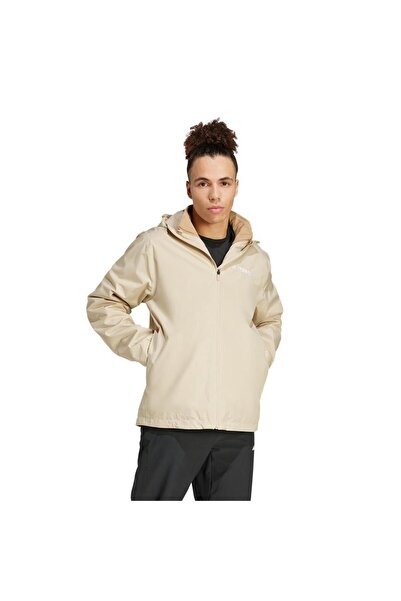 adidas Men's Beige Coat Mt Ess 3in1 J Jm8699