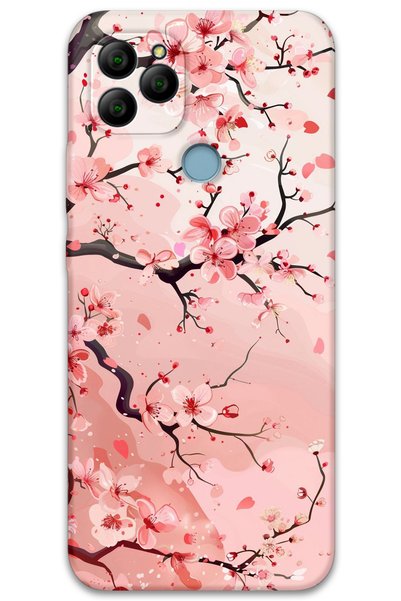 Gramaphone Gm 21 Compatible Floral Pattern Phone Case + Screen Protector - 5805