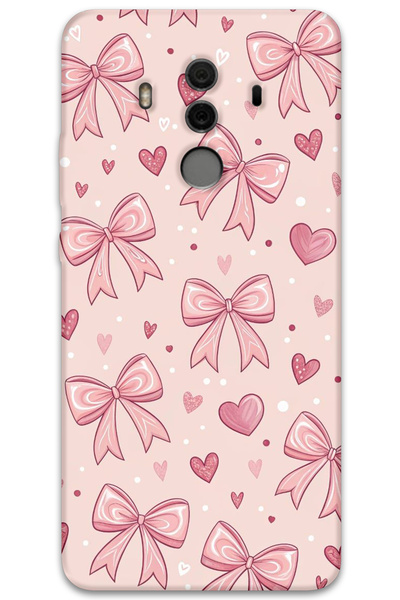 Gramaphone Huawei Mate 10 Pro Uyumlu Kurdele Desenli Telefon Kılıfı + Ekran K...