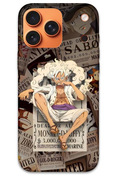 Gramaphone iPhone 17 Pro Max Uyumlu Anime Desenli Telefon Kılıfı + Ekran Koru...