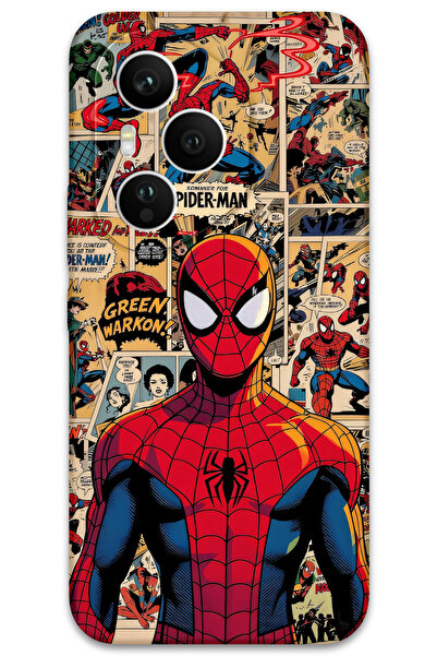 Gramaphone Honor 400 Pro Uyumlu Spiderman Desenli Telefon Kılıfı + Ekran Koru...