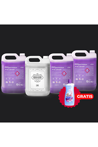 Fabrica de Detergent Pachetul cu 3x Detergent Aroma Lavandei + 1x Balsam Whit...