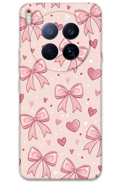 Gramaphone Tecno Camon 40 Premier 5G Uyumlu Kurdele Desenli Telefon Kılıfı + ...