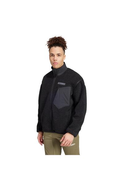 adidas Erkek Siyah Ceket XPL PILE FL JKT IZ4995