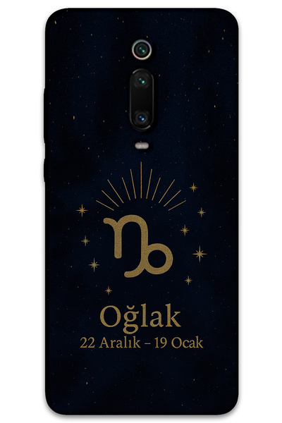 Gramaphone Xiaomi Mi 9t Compatible Capricorn Pattern Phone Case + Screen Prot...