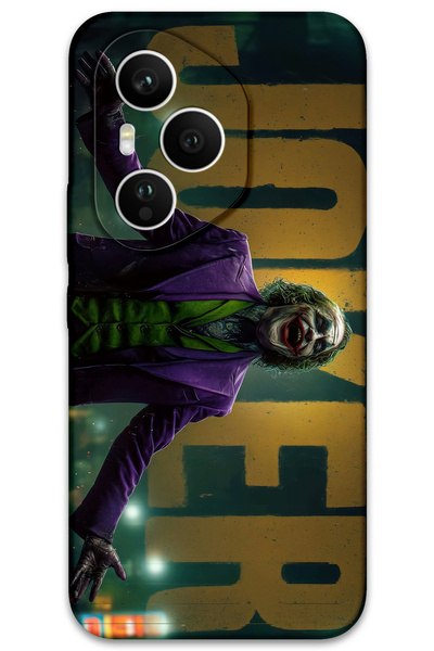 Gramaphone Honor 400 Pro Uyumlu Joker Desenli Telefon Kılıfı + Ekran Koruyucu - 5930