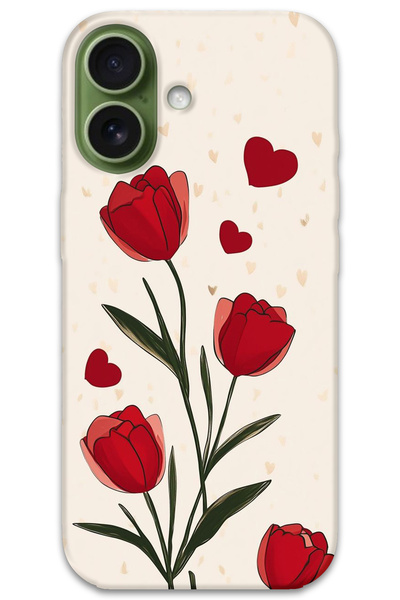 Gramaphone iPhone 17 Compatible Floral Pattern Phone Case + Screen Protector ...