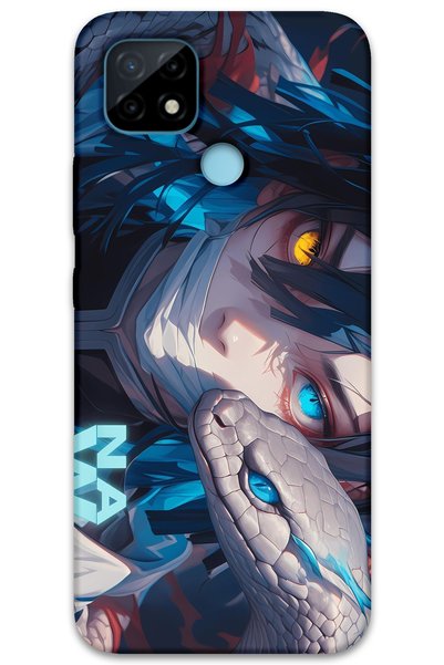 Gramaphone Realme C25 Compatible Anime Patterned Phone Case + Screen Protecto...