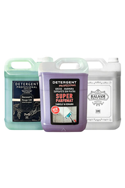 Fabrica de Detergent Pachetul cu 1x Detergent Baccarat + 1x Detergent Pardoseala + 1x Balsam White Musk Deluxe