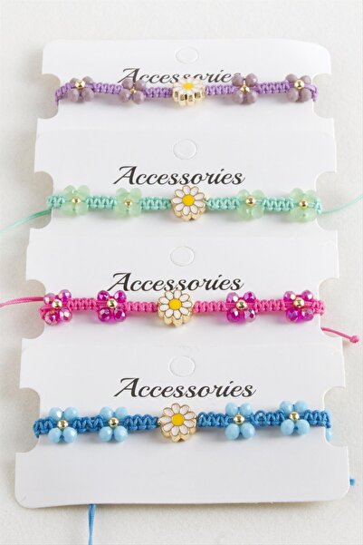 FREEDOM STOREE سوار من الخيوط المنسوجة من مادة الماكرومي المينا من باباتيا