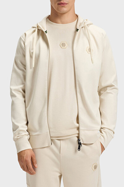 BOSS Pamuklu Relaxed Fit Kapüşonlu Fermuarlı Sweat Erkek SWEAT 50545581 131