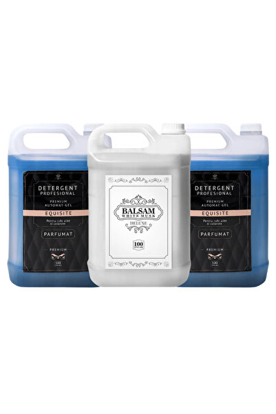 Fabrica de Detergent Pachetul cu 2x Detergent Profesional Equisite + 1x Balsa...