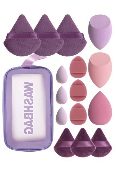 sacchetto Kadife Dokunuş Seti – Makyaj Süngerleri ve Puff Çeşitleri