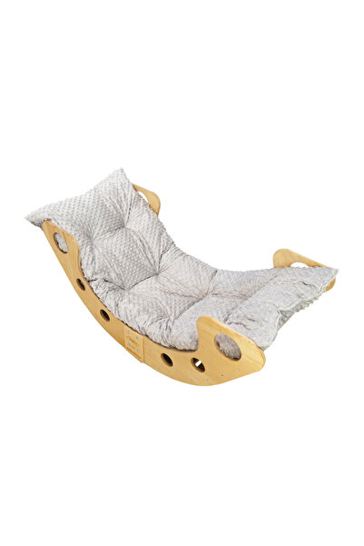 Other Balansoar Montessori din lemn cu pernă XXL, mare pentru copii, șezlong pliabil, PL