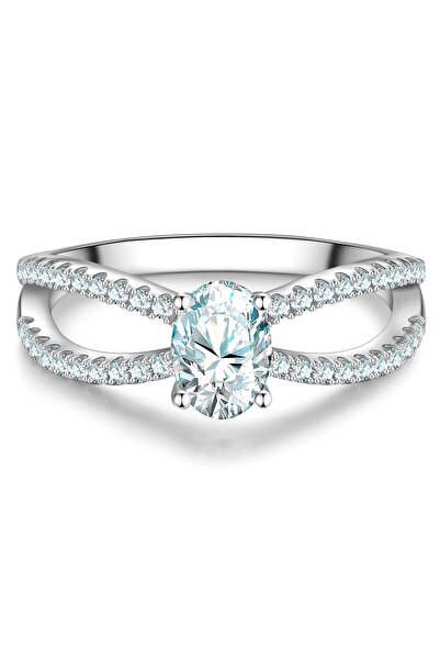 Trilani Silberring Ring Sterling Silber Zirkonia weiß