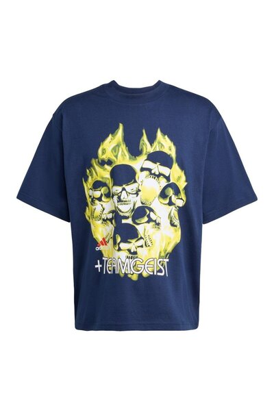 adidas Чоловіча синя футболка ILLUSTRATED TEE KG2673