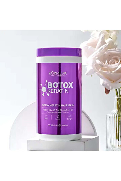 Kormesic قناع الشعر بالبروتين والكيراتين والبوتوكس الطبيعي للعناية بالشعر - 1...
