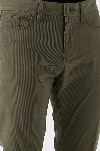BOSS Slim Fit Normal Bel Dar Paça Kadife Pantolon Erkek KADİFE PANTOLON 50549468 245