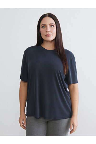 LC Waikiki Plus Size Crew Neck Women's T-Shirt