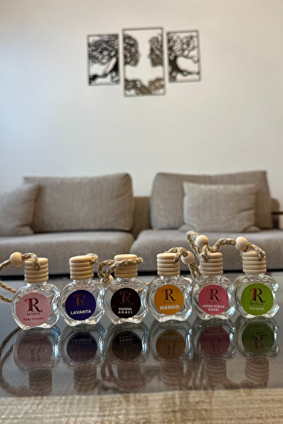 Revilya 8 ml 6’lı Araç Koku & Mini Mekân Seti – Mango Lavanta Kiraz Çiçeği Sa...