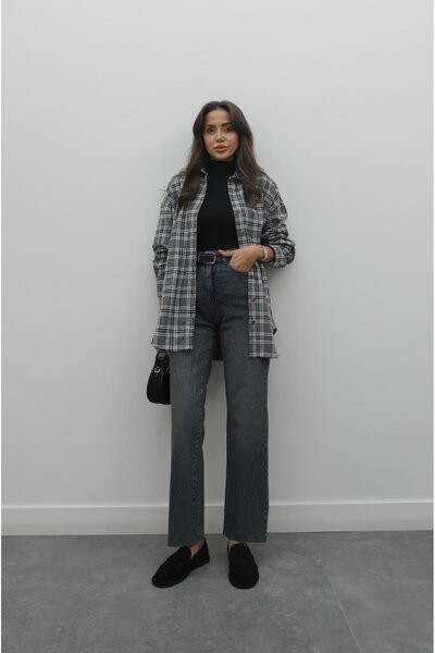 Havoş Blugi cu curea, albastru închis, croială piese