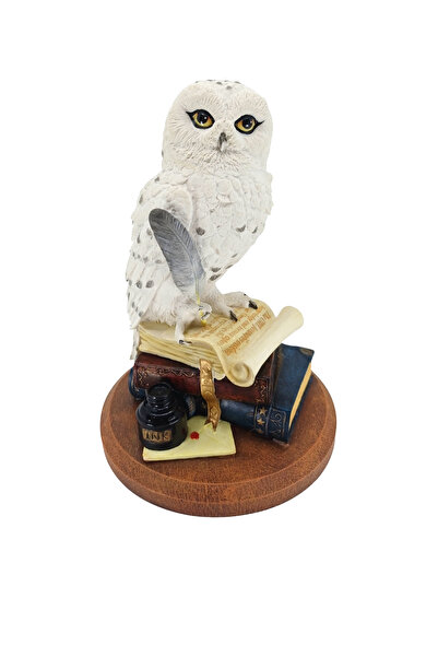 ITSOLD Veronese Bilge Baykuş Biblo | Kitaplık Dekoratif Obje | Çalışma Masası...