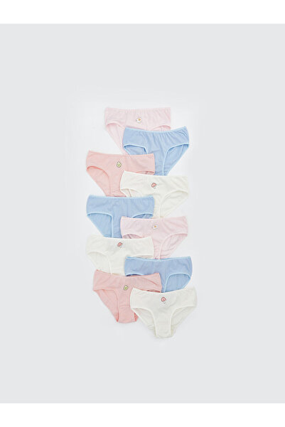 LC Waikiki Vizyon New Season Printed Girls' Underwear Pack of 10