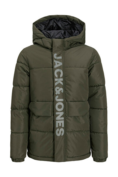 Jack & Jones JCOSPEED PUFFER SN JNR Haki Erkek Çocuk Mont