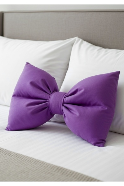 FARCY Декоративна възглавница XXL във формата на панделка с пълна панделка По...