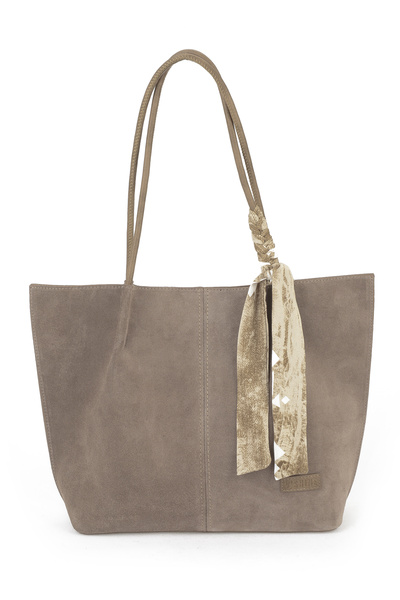 Ziya , Kadın Hakiki Deri Omuz ve El Çantası 153979Z30932 Vizon