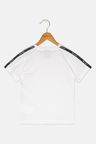 Champion Kids Boy Sportswear Fit Short Sleeve Outdoor T Shirt, White
