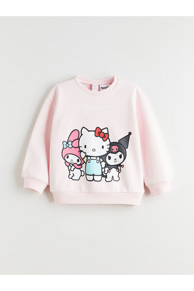 LC Waikiki Özmarka New Season Hello Kitty Printed Girls' Sweatshirt