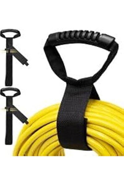 Yelajoy Portable Storage Straps - 26 inch Heavy-Duty Hook & Loop Hanger with Handle for Hoses, Wires