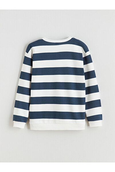 LC Waikiki Φούτερ για αγόρια με ριγέ λαιμόκοψη