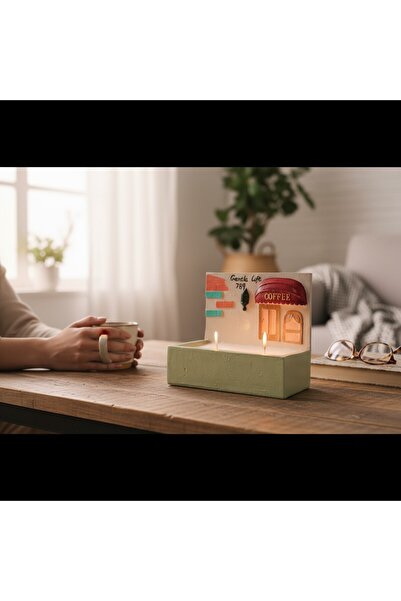 Binbirdemet Hayal Evi Soya Wax Mum – El Yapımı Dekoratif Ev Mumluk