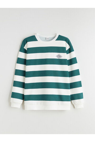 LC Waikiki Hanorac pentru băieți cu guler cu dungi LCW Kids