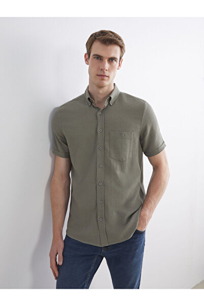 LC Waikiki Ανδρικό κοντομάνικο πουκάμισο Vision New Season Regular Fit