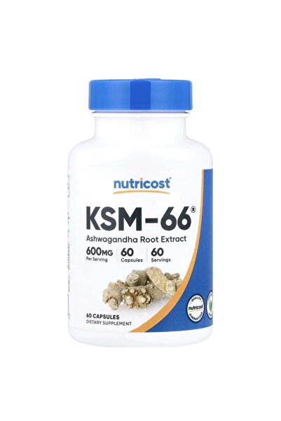 Nutricost ® Strong Focus KSM-66, 600MG Ashwagandha Brain Health Nervous System from Ashwagandha Root Extract, 60 Capsules