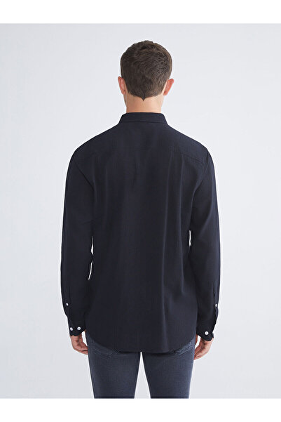 LC Waikiki Vizyon Новий сезон Regular Fit Довгорукавна чоловіча сорочка з фактурною тканиною