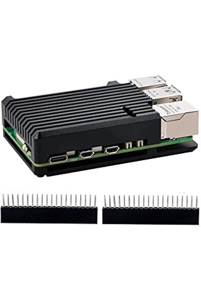 GeeekPi Aluminum Heatsink Case for Raspberry Pi 5 (4GB/8GB) - Passive Cooling, Pi Board Not Included
