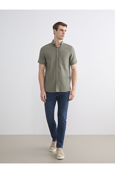 LC Waikiki Ανδρικό κοντομάνικο πουκάμισο Vision New Season Regular Fit