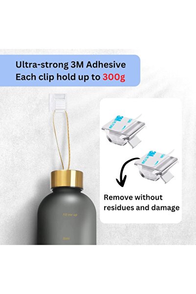 Other Topavatop Large Transparent Outdoor Light Cable Clips, 100 Pieces – Adhesive Cable Organizers