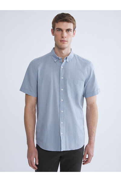 LC Waikiki Vizyon Новий сезон Regular Fit Короткий рукав Чоловіча сорочка