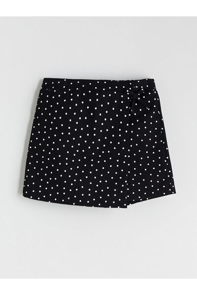LC Waikiki Peak New Season Elastic Waist Polka Dot Girls' Shorts Skirt