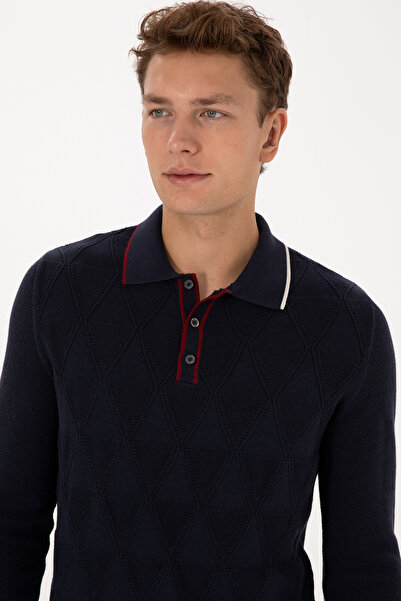 U.S. Polo Assn. Men's Navy Blue Sweater 50308307-Vr033