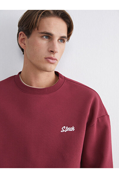 LC Waikiki Ανδρικό φούτερ με κέντημα Vizyon New Season Crew Neck