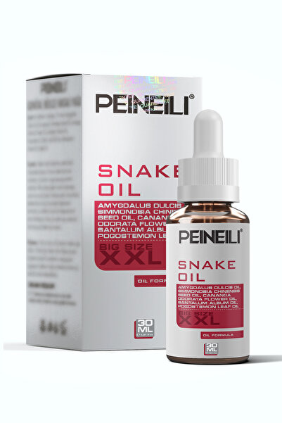 PEINEILI Snake Oil Genital Bölge Büyütme Masaj Yağı – 30 ml ( Big Size XXL / Enlargement Oil Formula)