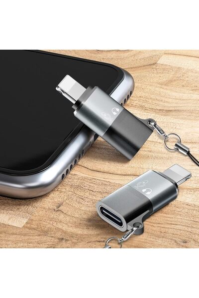 Other Lightning to USB-C Adapter (iOS OTG) - Connect Microphones, USB Drives, Card Readers, Mouse/Keyboard