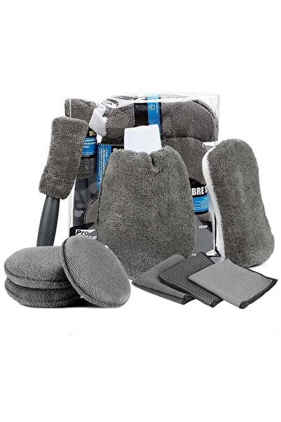 Saharaz 9PCS Car Wash Cleaning Tools Kit Auto Care,with Soft Cloth Towel,Detail Brushe,for Motor Car Clean