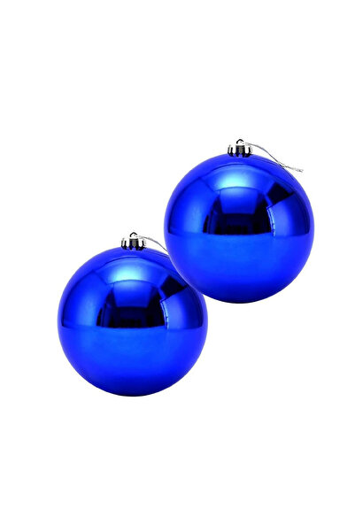 Tradeo كرات عيد الميلاد المقاومة للكسر، 12 سم، 6 قطع (عبوة من قطعتين، 3 قطع ف...